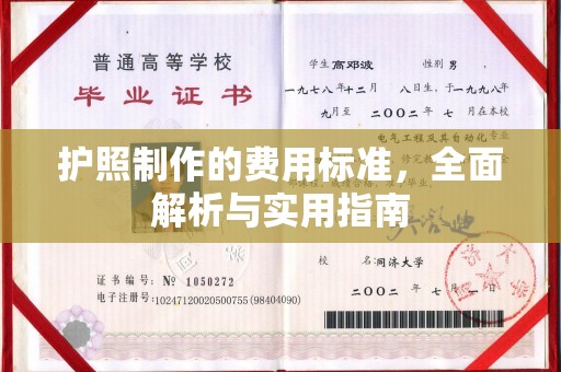 中国台湾护照制作的费用标准，全面解析与实用指南
